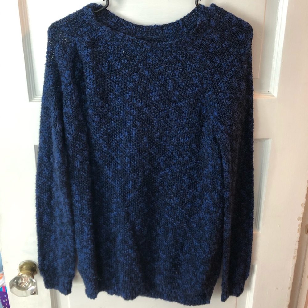 Navy knitted sweater